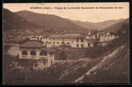 Delcampe - CPA Sumène /Gard, Usines De La Société Suménoise De Bonneterie De Soie - Sumène