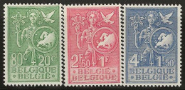 Delcampe - Belgie  .     OBP       .   927/929    .   *    .    Ongebruikt Met Gom - Ungebraucht