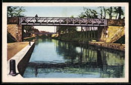 Delcampe - CPA Digoin /S-et-L., Canal Du Centre Et Pont En Fer - Digoin