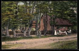 Delcampe - AK Heimbuch / Harburg, Gasthaus Forsthaus Heimbuch, öffentliche Fernsprechstelle - Jagd