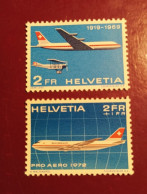 Delcampe - SELLOS SUIZA MNH 1969/1972 CORREO AEREO - Ungebraucht
