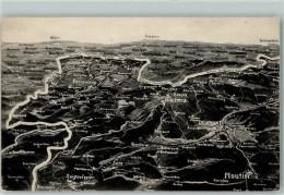 Delcampe - 2740 Moutier - Vogelschau Jura Feldpost Füs Komp II 66 - 10499068 - Moutier