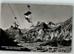Delcampe - 3718 Kandersteg 1958 Foto AK Seilbahn Öschinensee - 38210029 - Kandersteg