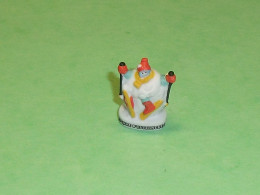 Delcampe - Fèves / Fève / Autres / Divers  : Risque D'avalanche! " Mat "           T120 - Autres & Non Classés