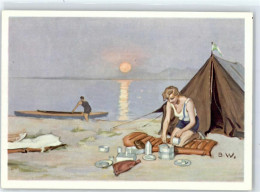 Delcampe - 51303627 - Zelt Frau - Scouting