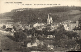 Delcampe - CPA L'Ardeche Illustree La Louvesc Vue Generale Et Le Lac Du Grand Lieu - La Louvesc