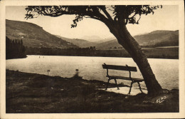 Delcampe - CPA Lac D'Issarles Paysage A Contre Jour Perspective Du Mezenc - Sonstige & Ohne Zuordnung