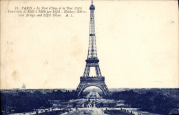 Delcampe - CPA Paris Le Pont D'Iena Et La Tour Eiffel - Eiffelturm