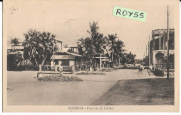 Delcampe - Colonie Italiane Colonia Italiana Eritrea Massaua Una Via Di Taulud Veduta Animata Anni 30 (v.retro/f.piccolo) - Eritrea