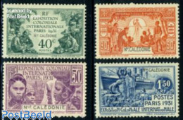 Delcampe - New Caledonia 1931 Colonial Expo 4v, Unused (hinged), Transport - Ships And Boats - Ongebruikt