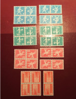 Delcampe - SELLOS SUIZA MNH 1968 SERIE BASICA LOTE 30 SELLOS INVERTIDOS - Ungebraucht