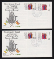 Delcampe - Franken Apostel , 2 FDC   (8993) - Joint Issues