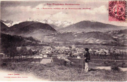 Delcampe - 09 - Ariege -  Panorama D OUST Et Le Montvallier - Oust