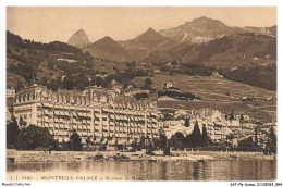 Delcampe - ASTP6-0365-SUISSE - MONTREUX-PALACE Et Rochers De Naye - Montreux
