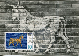 Delcampe - X11067 Germany Ddr, Maximum Card 1966 Museum Berlin, Stier In Angriffsstellung, Mi-1229 - Maximumkarten (MC)