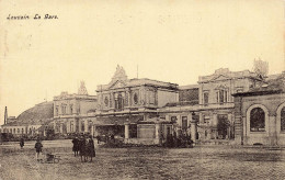 Delcampe - [-20%] BELGIQUE - Louvain - La Gare - Animé - Vue En Façade - Lentrée - Olbit 1910 - Carte Postale Ancienne - Leuven