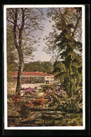 Delcampe - AK Hamburg-St. Pauli, Planten Und Blomen, Niederdeutsche Gartenschau 1935, Orchideencafe - Mitte