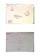 Delcampe - CMI) 1953. ARGENTINA. MINISTRY OF COMMUNICATIONS. ENVELOPE SENT TO USA. FRONT AND BACK. XF - Argentinien