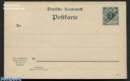 Delcampe - China (before 1949) 1899 German Post, Reply Paid Postcard  5/5pf, Unused Postal Stationary - Other & Unclassified