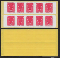 Delcampe - Vignette Expérimentale - Carnet TF 1C B ** - Cote 160 - Proofs, Unissued, Experimental Vignettes