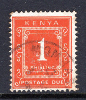 Delcampe - Kenya 1967-69 Postage Dues - P.14 - 1/- Bright Orange Used (SG D18a) - Kenya (1963-...)