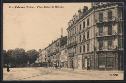 Delcampe - CPA Valence, Place Madier De Montjau Et La Pharmacie - Valence