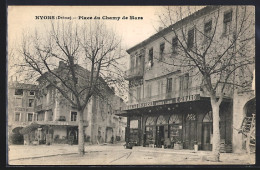 Delcampe - CPA Nyons, Place Du Champ De Mars - Nyons