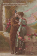 Delcampe - [-30%] COUPLES - Accepte Mon Aveu Accueillie Mon Serment Et Dans Mes Bras Accours Tabriter - Colorisé - Carte Postale An - Paare