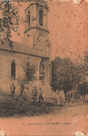 Delcampe - [-30%] BELGIQUE- Haute-Alsace - Saint-Léger - Vue Devant LEglise - Carte Postale Ancienne - Saint-Léger