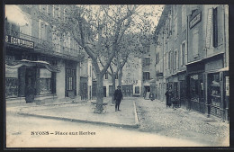 Delcampe - CPA Nyons, Place Aux Herbes - Nyons
