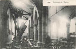 Delcampe - [-30%] BELGIQUE - Ans - Intérieur De LEglise - Carte Postale Ancienne - Ans
