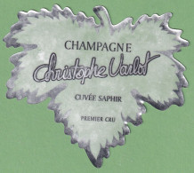Delcampe - Gro 063 Étiquette Christophe Varlot - Champagner