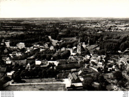 Delcampe - 1 Cpsm Pleumartin - Vue Aérienne - La Plage Et L'église Au Centre De La Ville - Pleumartin