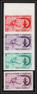 Delcampe - 92023 Nouvelle-Calédonie N°333 Athlétisme Course Haies Hurdle Race Essai Proof Non Dentelé Imperf ** MNH 4 Couleurs - Imperforates, Proofs & Errors