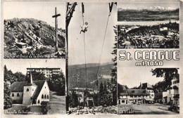 Delcampe - [-30%] SUISSE - Nyon - St Sergue - Multivues - Chapelle Catholique - La Place - Vue Générale Et Le Mont Blanc - Carte Po - Nyon