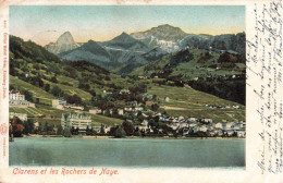 Delcampe - [-30%] SUISSE - Clarens Et Les Rochers De Naye - Edit Wehrli Frères - Colorisé - Lac - Dos Non Divisé - Carte Postale An - Sonstige & Ohne Zuordnung