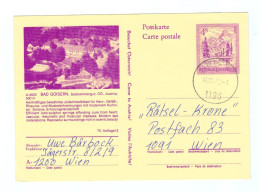 Delcampe - Österreich, 1970, Bildpostkarte Von Bad Goisern Mit Eingedr. Frankatur öS 4,00; Ortsstempel Wien (14621W) - Bad Goisern