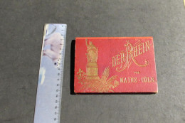 Delcampe - DER RHRIN - MAINZ-KOLN - CARNET DEPLIANT AVEC CARTE CIRCA 1920 - VOIR SCANS - Geographical Maps