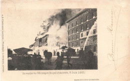 Delcampe - [-40%] INCENDIE - Entrepôt Royal  DAnvers - 5 Juin 1901 - Fumée - Bâtiments - Animé - Carte Postale Ancienne - Sonstige & Ohne Zuordnung