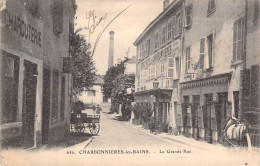 Delcampe - [-20%] Charbonnières Les Bains - La Grande Rue - Charcuterie - Grand Hotel De Charbonnières  Pension Bourgeoise - Calèch - Charbonniere Les Bains