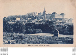 Delcampe - L13-34) CASTRIES (HERAULT) VUE GENERALE DE L ' OUEST  - ( 2 SCANS ) - Castries