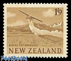 Delcampe - New Zealand 1960 1Sh9p, Stamp Out Of Set, Unused (hinged), Transport - Aircraft & Aviation - Ongebruikt