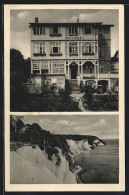 Delcampe - AK Sassnitz A. Rügen, Fremdenheim Meeresblick, Küstenpartie - Sassnitz