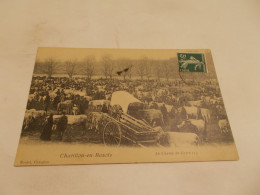 Delcampe - CHATILLON EN BAZOIS ( 58 Nievre ) LE CHAMP DE FOIRE  ENORME ANIMATION  Et NOMBREUX ANIMAUX - Chatillon En Bazois