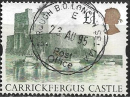 Delcampe - GRANDE-BRETAGNE - Y&T 1615 - Oblitération "Concours - Spéciale" BOROUGH B.O. LONDON - 1992 - Château De Carrickfergus - Gebruikt