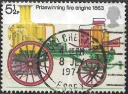 Delcampe - GRANDE-BRETAGNE - Y&T 722 - Magnifique Oblitération "Concours" COLCHESTER - ESSEX - 1974 - Service D'incendies - Gebruikt