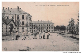 Delcampe - CAR-ADYP16-1134-77 - MELUN - 18e Dragons - Intérieur Du Quartier - Melun