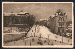 Delcampe - AK Uzhorod, Zupanat, Posta, Realka Im Winter - Ukraine