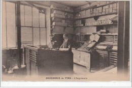Delcampe - VIRE : Beurrerie - L'imprimerie - Très Bon état - Vire