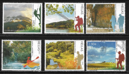 Delcampe - GREECE 2012 Touring Complete Used Set Hellas 2719 / 2724 - Oblitérés